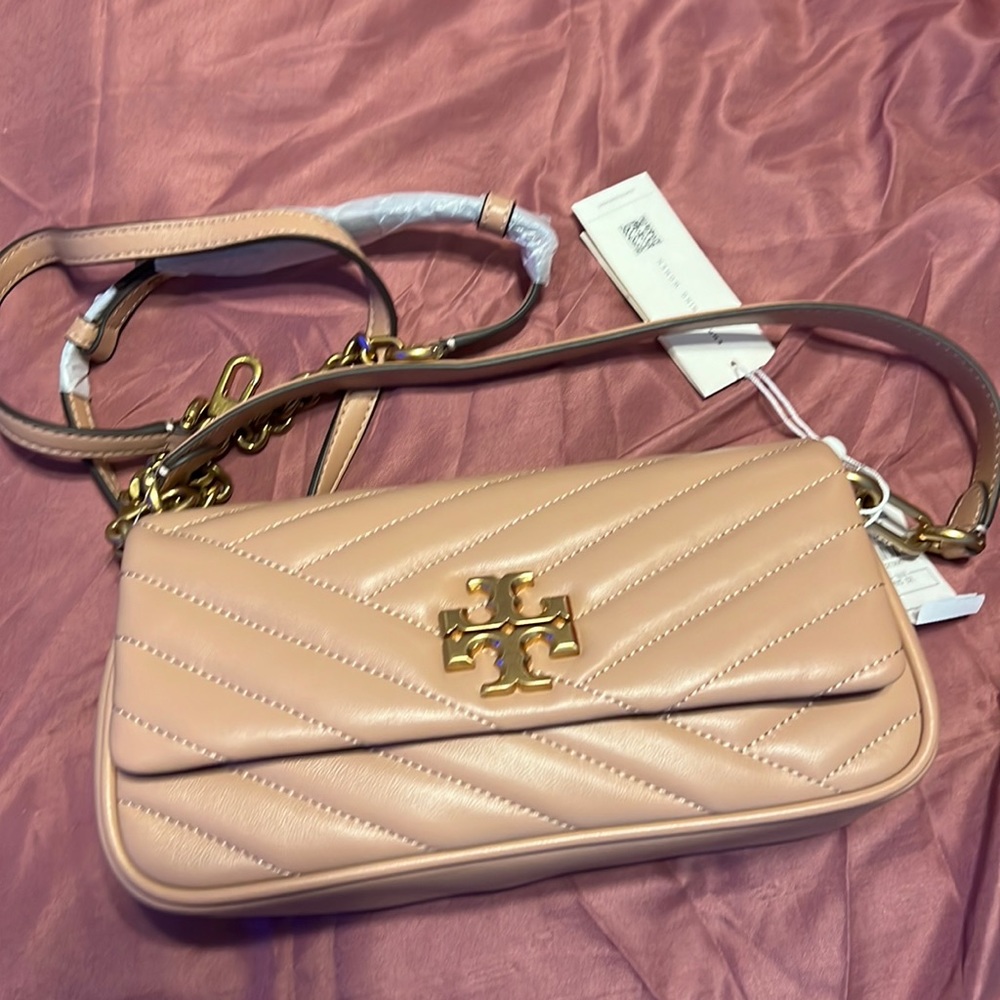 Tory Burch Kira Chevron Small Flap Shoulder Bag